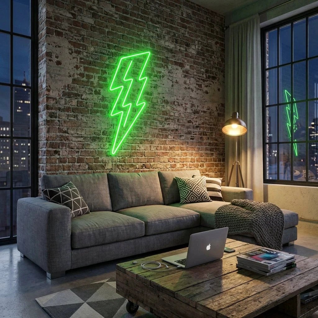 Lightning Bolt Led Neon Sign Light