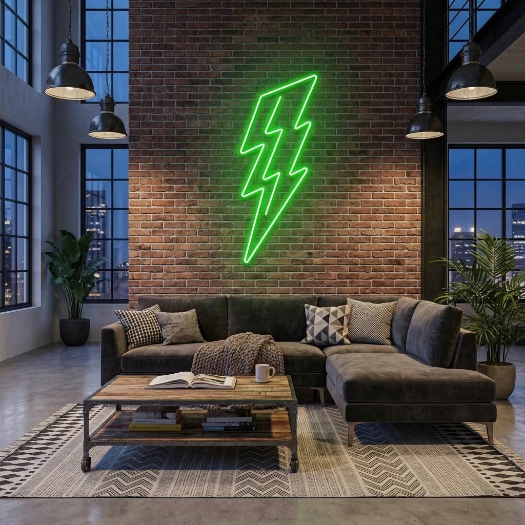 Lightning Bolt Led Neon Sign Light
