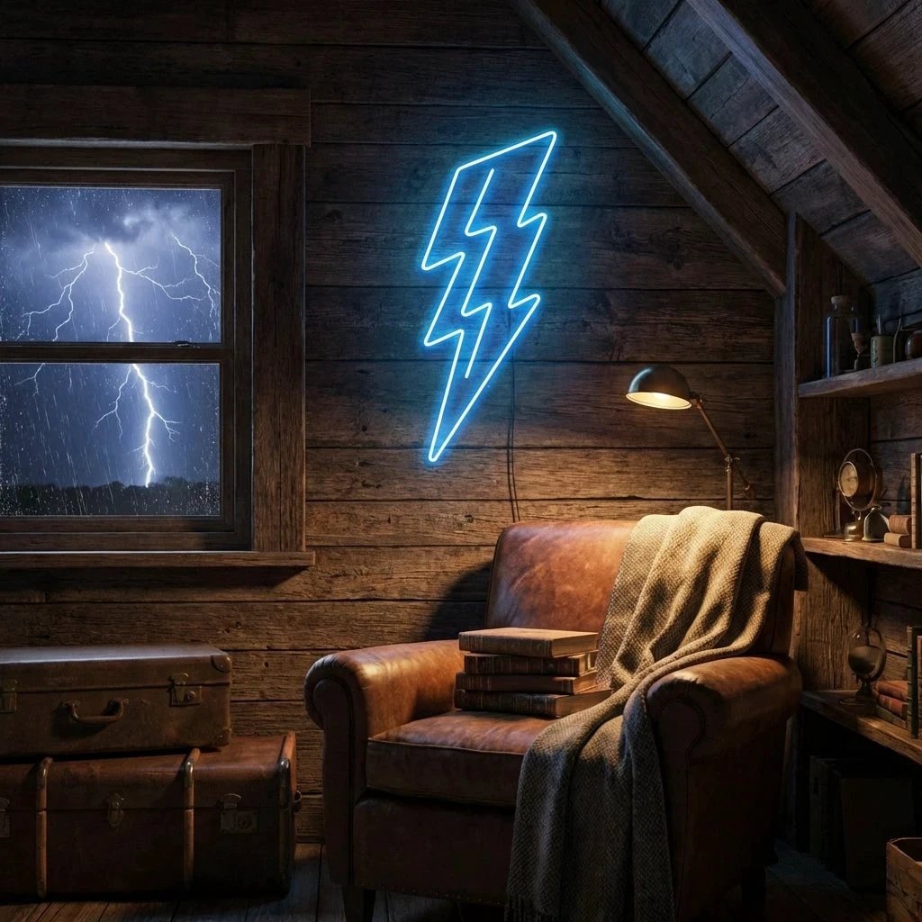Lightning Bolt Led Neon Sign Light