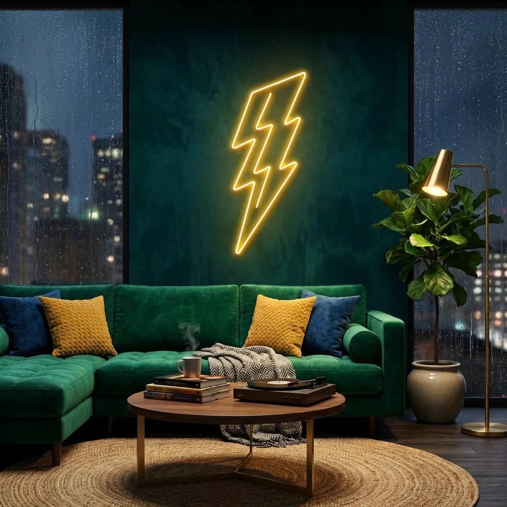 Lightning Bolt Led Neon Sign Light