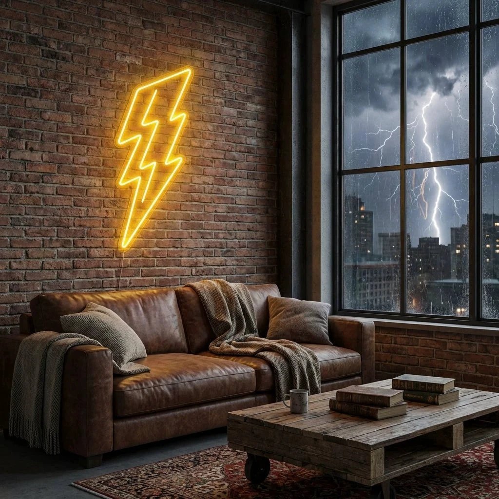 Lightning Bolt Led Neon Sign Light