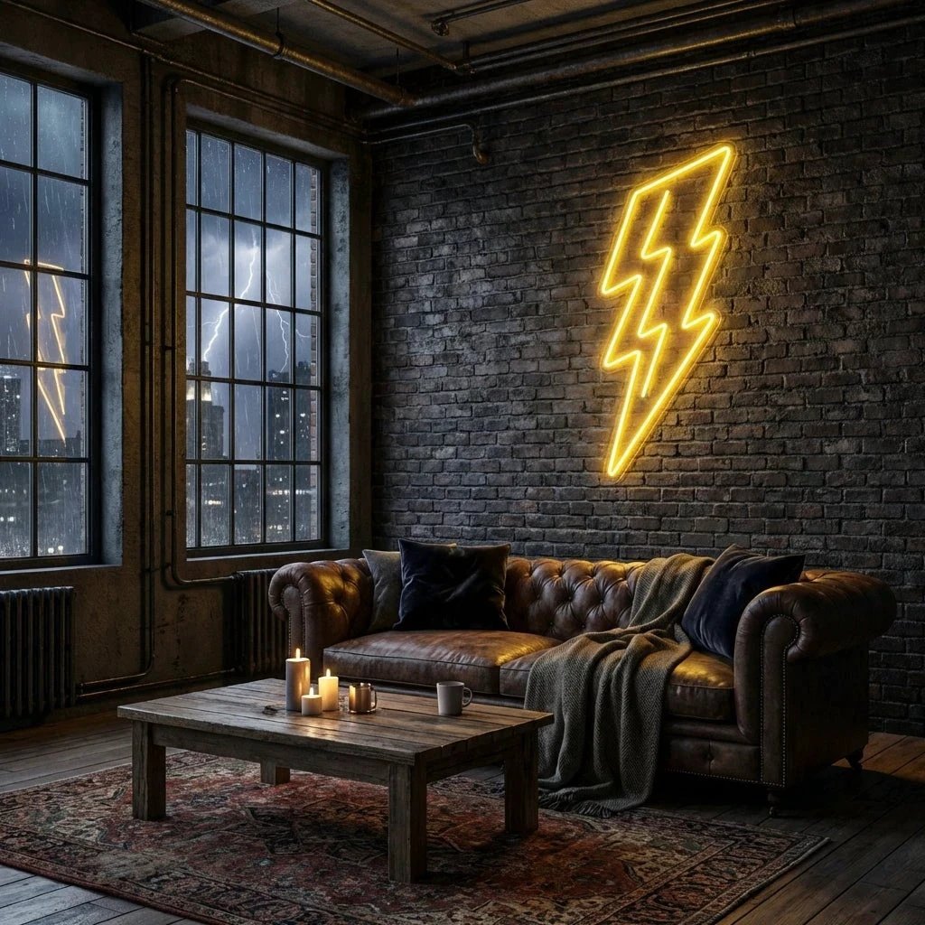 Lightning Bolt Led Neon Sign Light