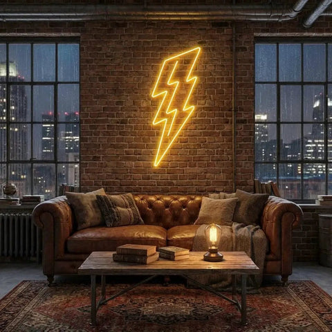 Lightning Bolt Led Neon Sign Light