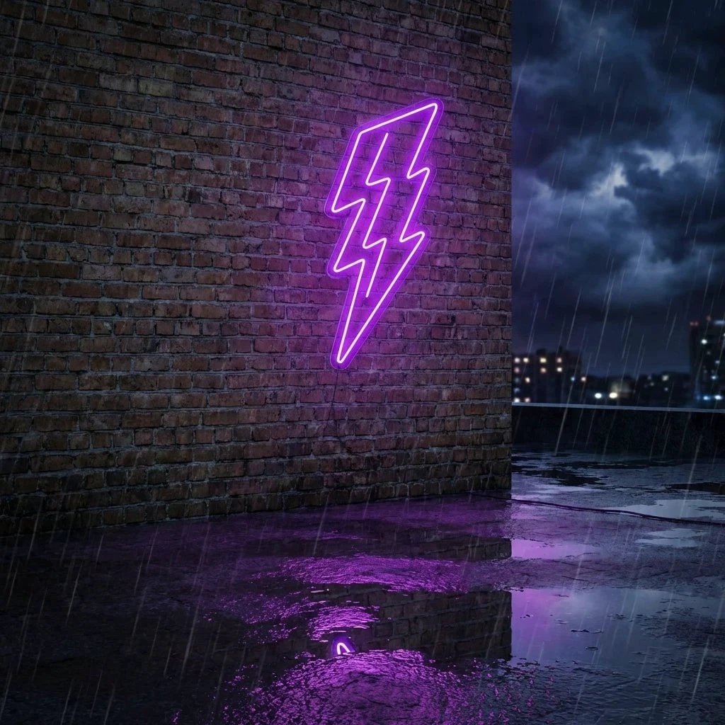 Lightning Bolt Led Neon Sign Light