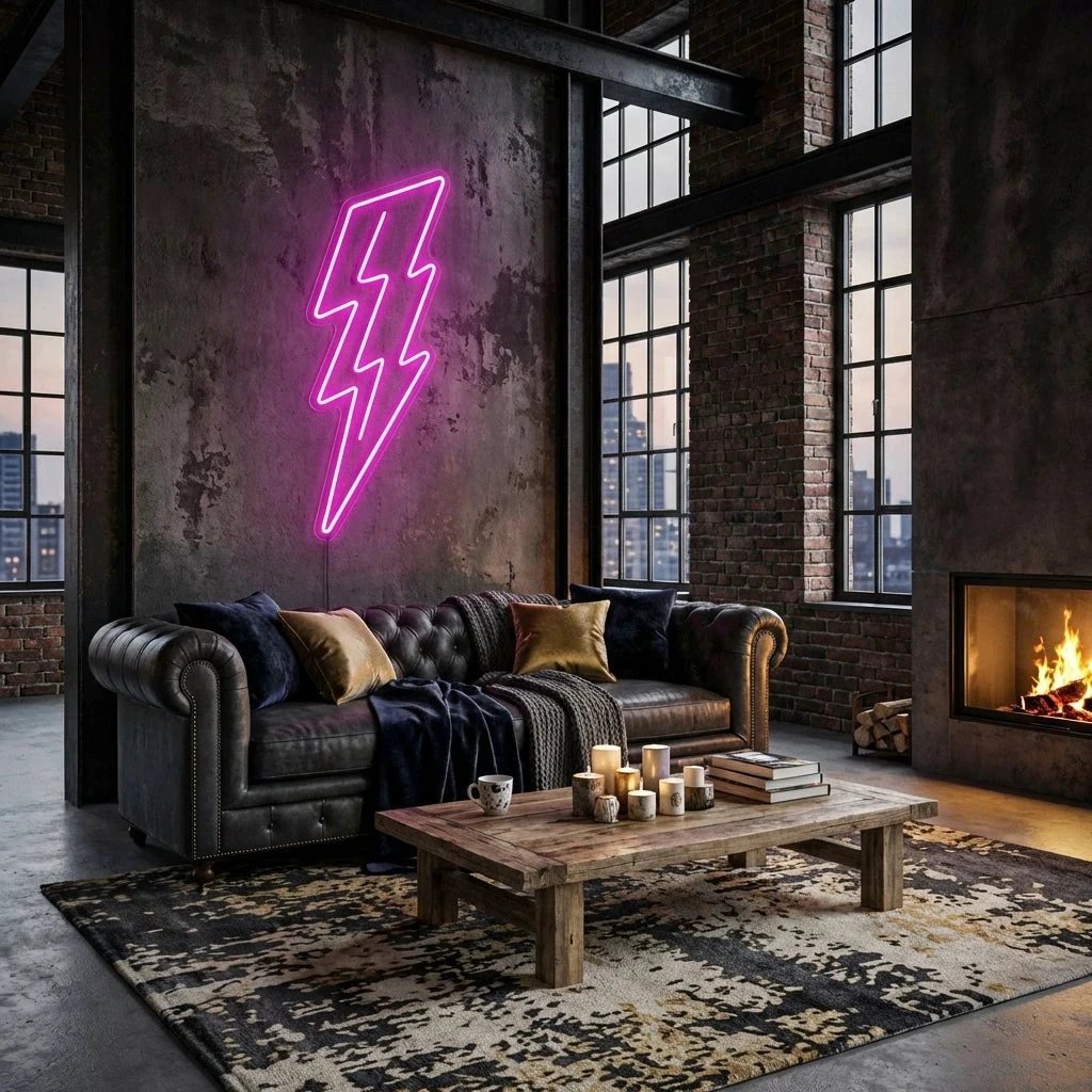 Lightning Bolt Led Neon Sign Light