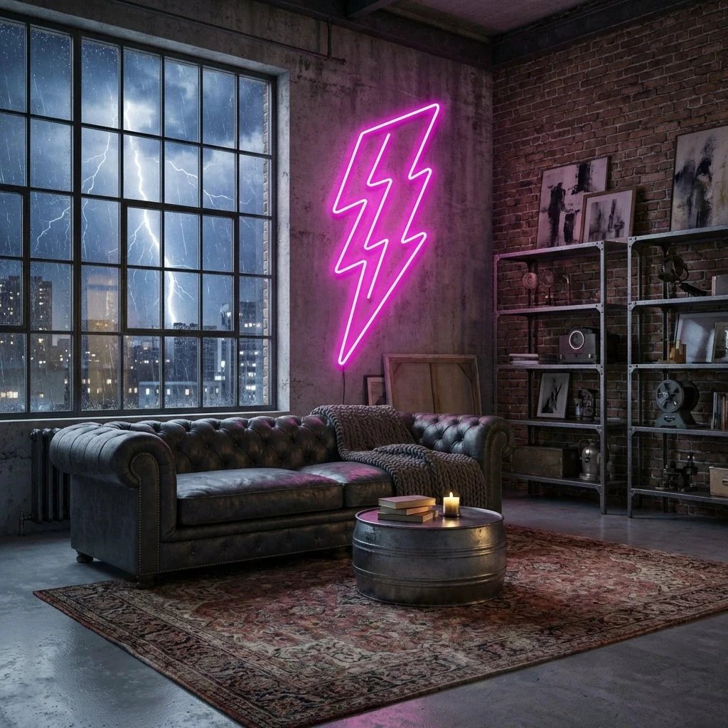 Lightning Bolt Led Neon Sign Light