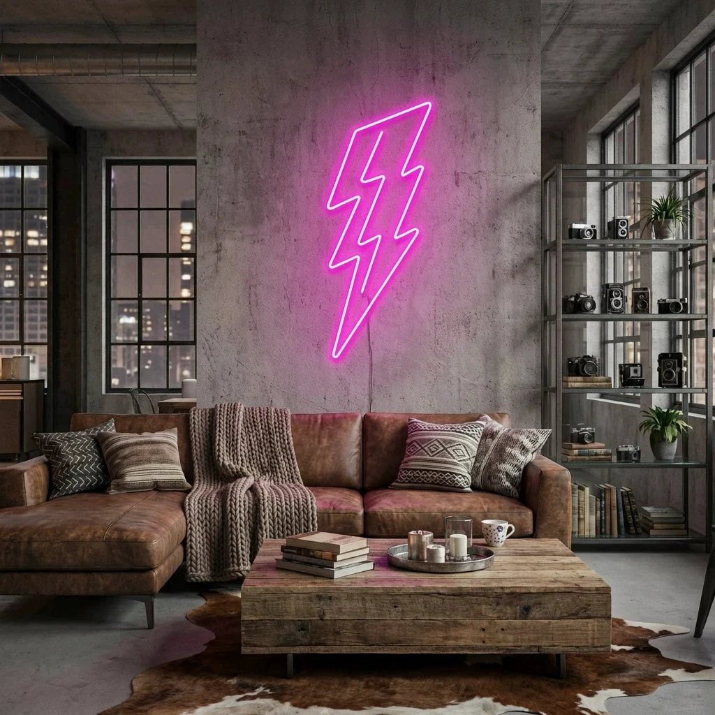 Lightning Bolt Led Neon Sign Light