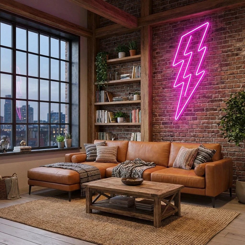 Lightning Bolt Led Neon Sign Light