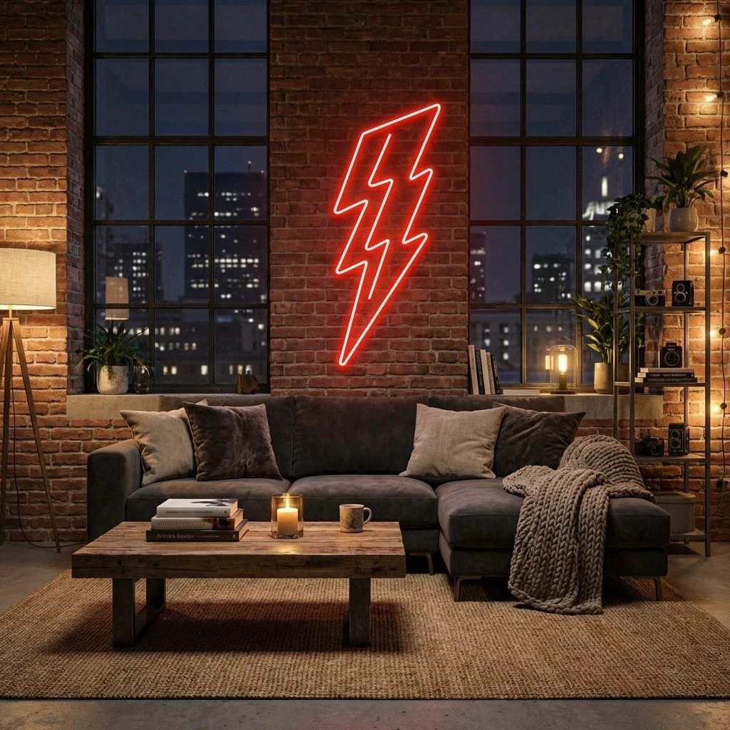 Lightning Bolt Led Neon Sign Light