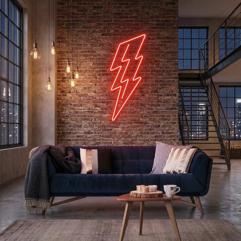 Lightning Bolt Led Neon Sign Light
