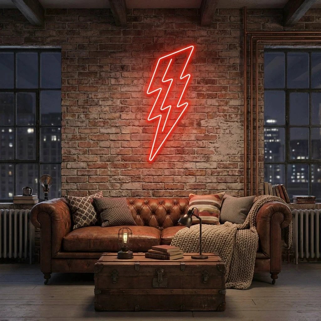 Lightning Bolt Led Neon Sign Light