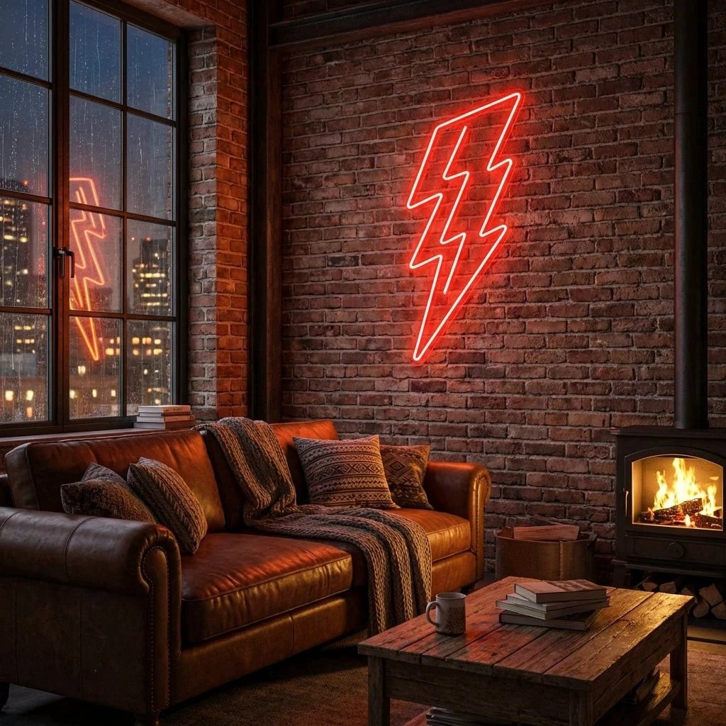 Lightning Bolt Led Neon Sign Light