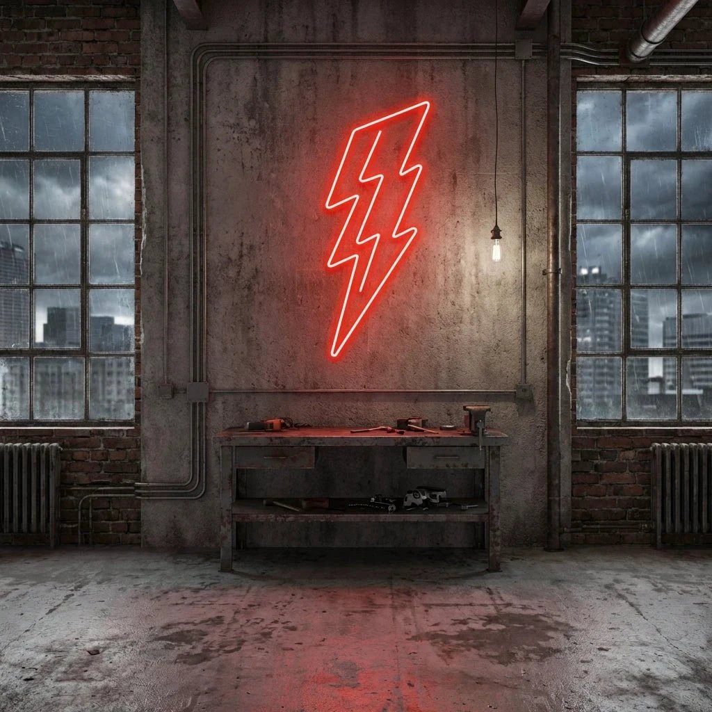 Lightning Bolt Led Neon Sign Light