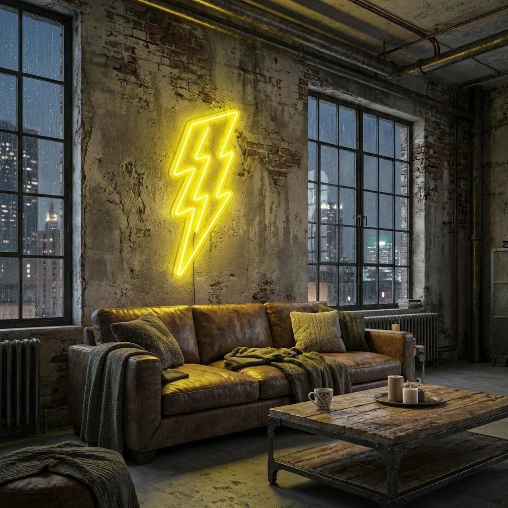 Lightning Bolt Led Neon Sign Light