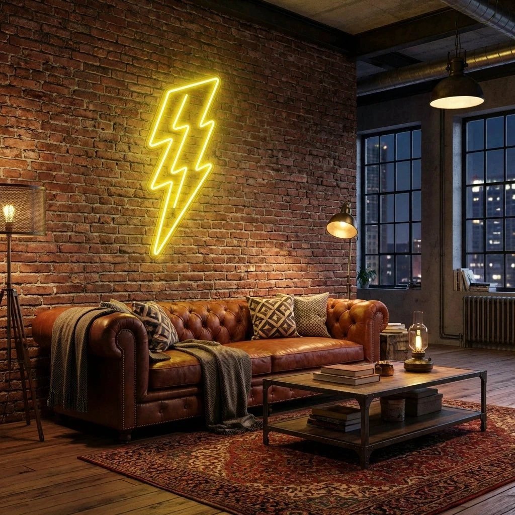 Lightning Bolt Led Neon Sign Light