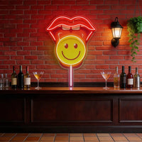 Lip Lollipop LED Neon Sign Light Pop Art