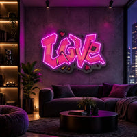"Love" Neon x Acrylic Artwork