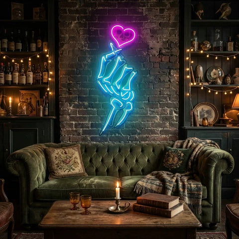 Love Handsign Artwork Led Neon Sign Light