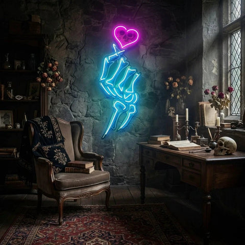 Love Handsign Artwork Led Neon Sign Light