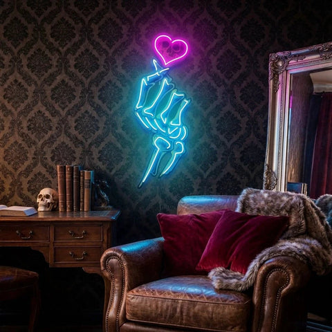 Love Handsign Artwork Led Neon Sign Light