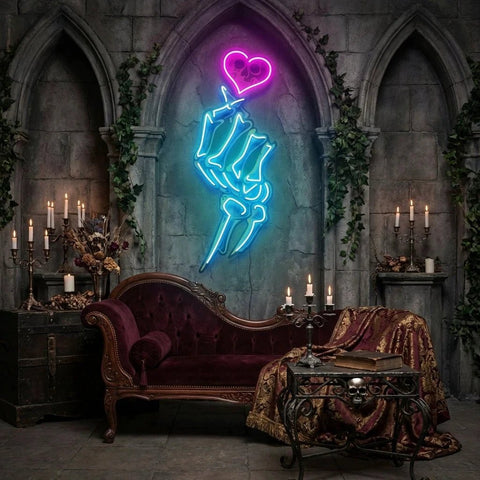 Love Handsign Artwork Led Neon Sign Light