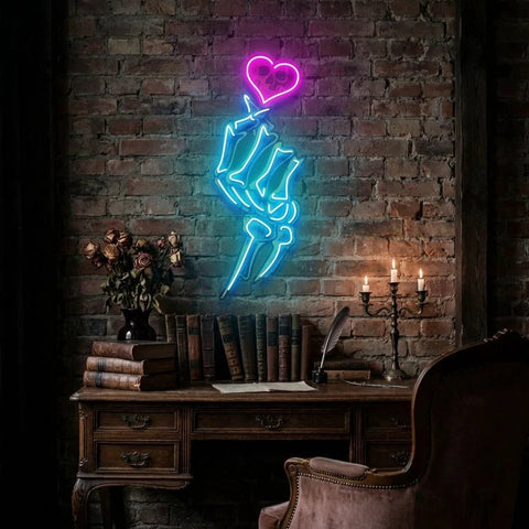 Love Handsign Artwork Led Neon Sign Light