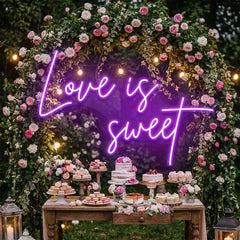 Love Is Sweet Led Neon Sign Light