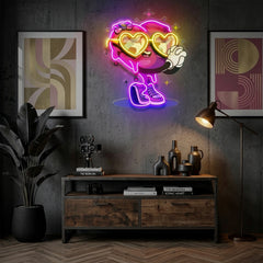 Lovely Heart LED Neon Sign Light Pop Art