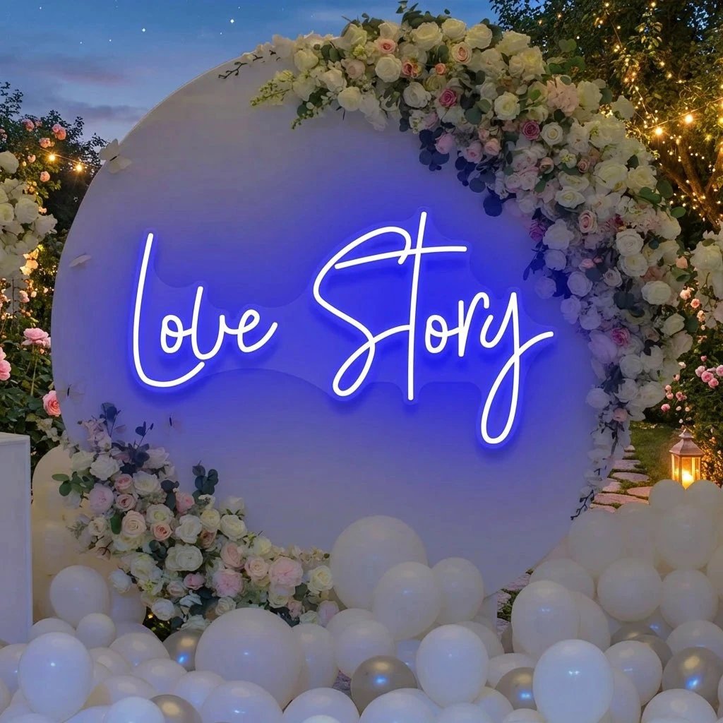 Love Story Led Neon Sign Light