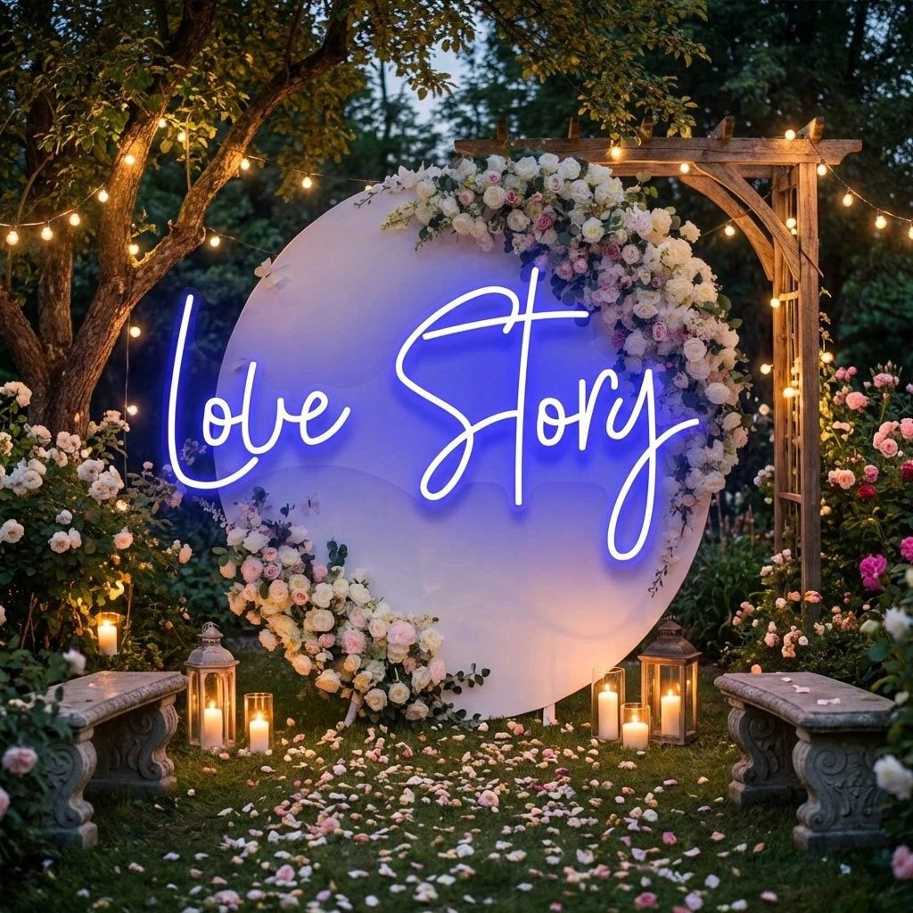 Love Story Led Neon Sign Light