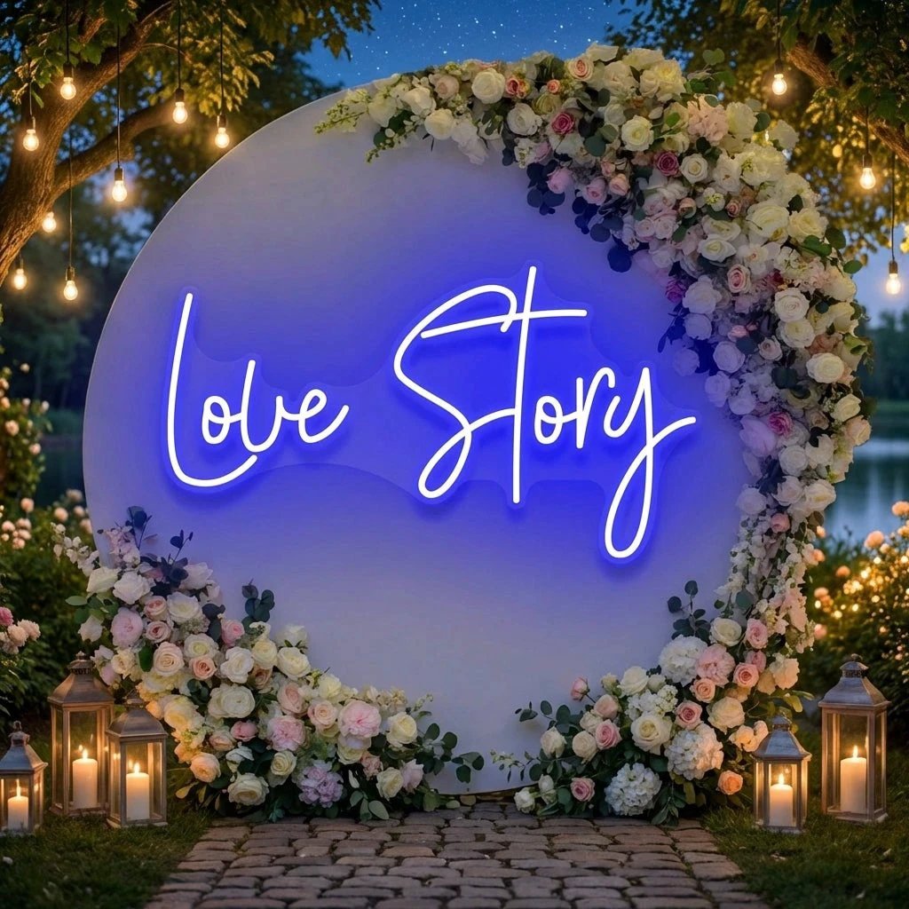 Love Story Led Neon Sign Light
