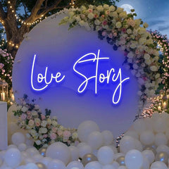 Love Story Led Neon Sign Light