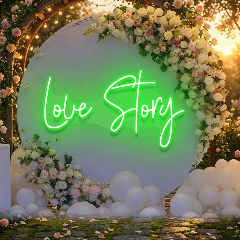 Love Story Led Neon Sign Light