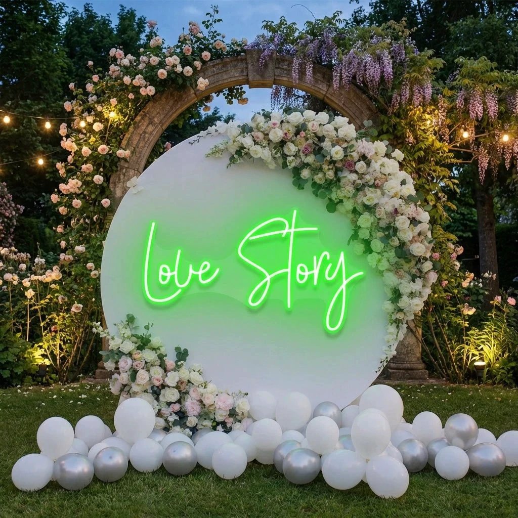 Love Story Led Neon Sign Light