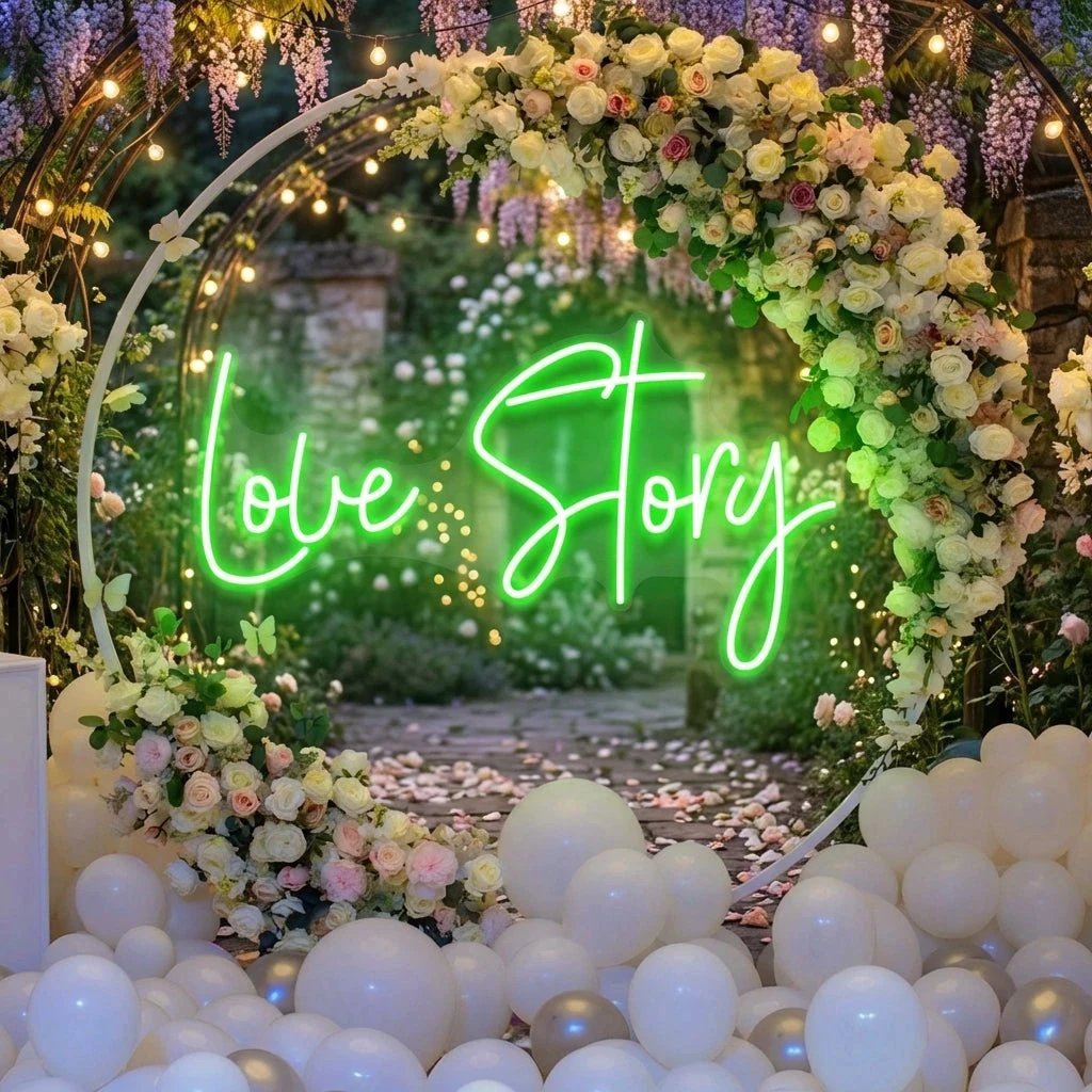 Love Story Led Neon Sign Light