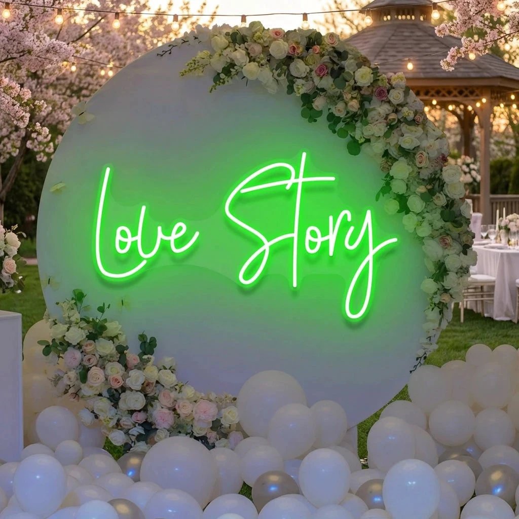 Love Story Led Neon Sign Light