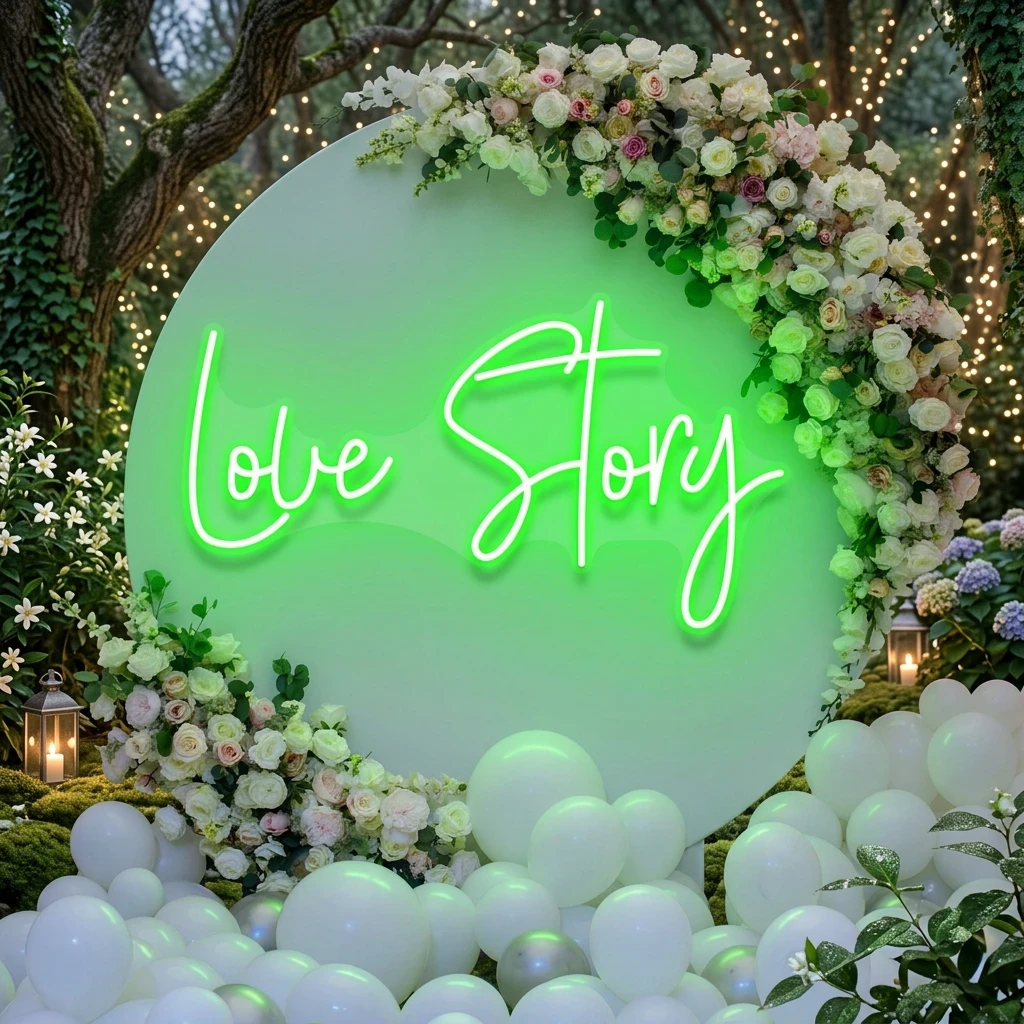 Love Story Led Neon Sign Light