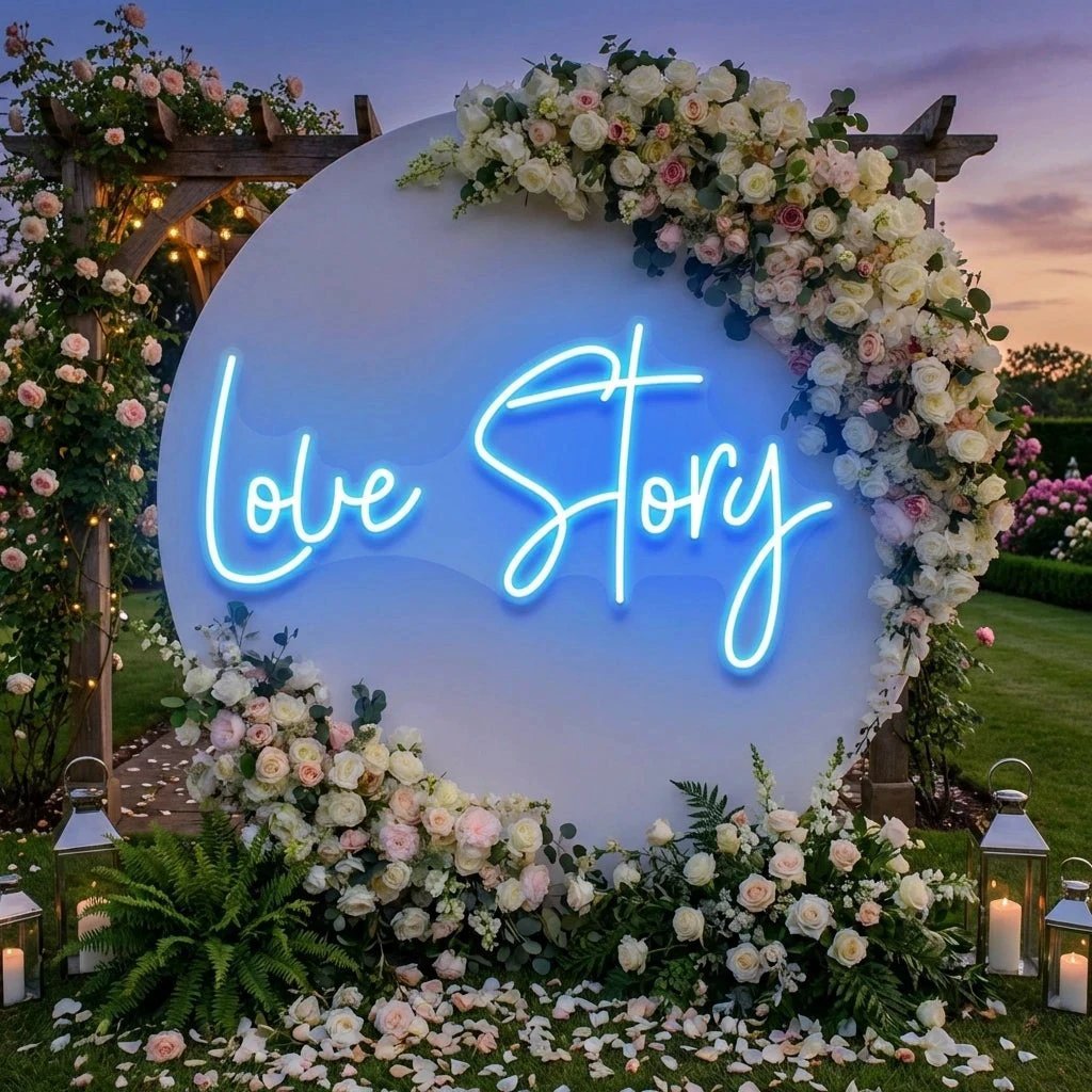 Love Story Led Neon Sign Light