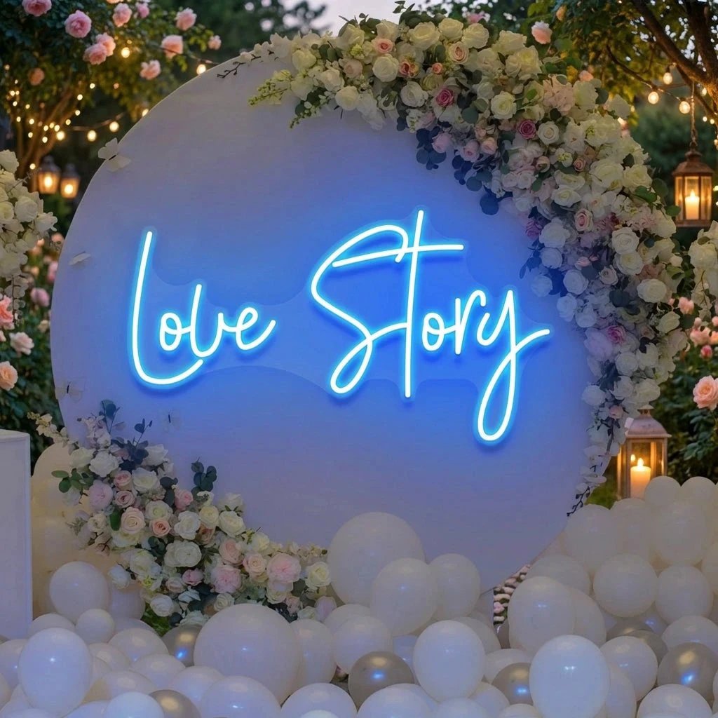 Love Story Led Neon Sign Light