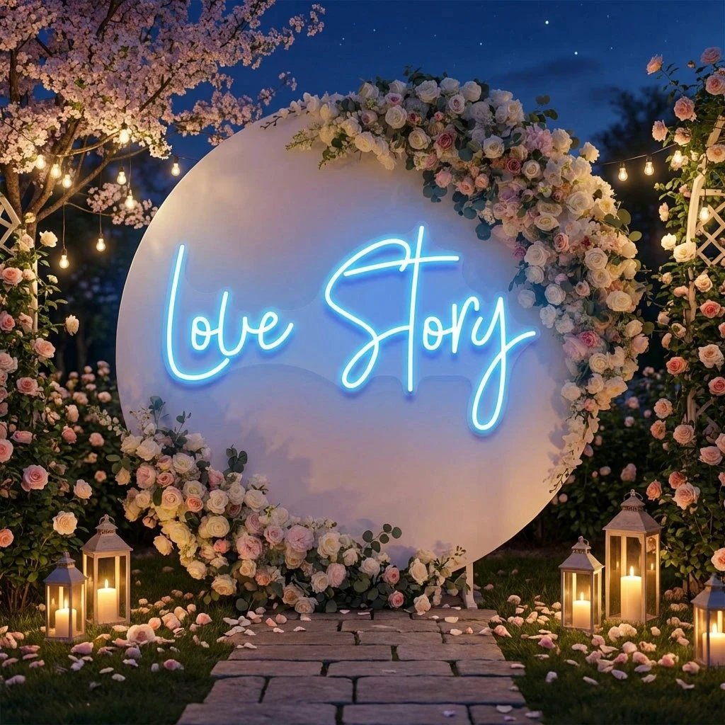 Love Story Led Neon Sign Light