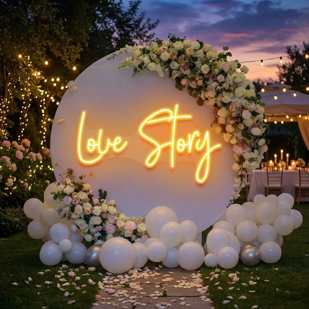 Love Story Led Neon Sign Light