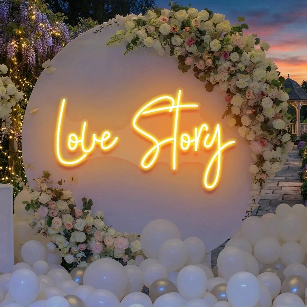 Love Story Led Neon Sign Light