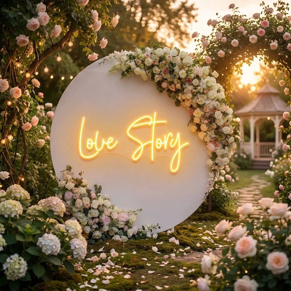 Love Story Led Neon Sign Light