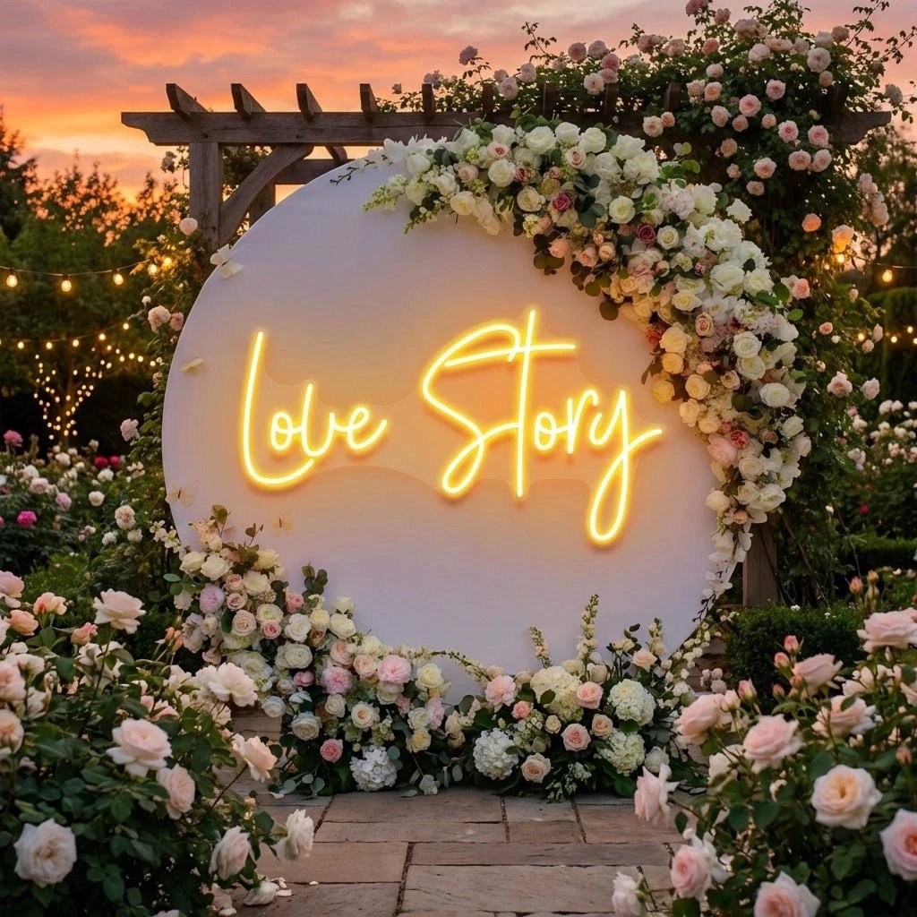 Love Story Led Neon Sign Light