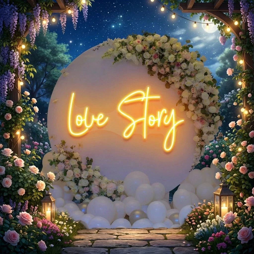 Love Story Led Neon Sign Light