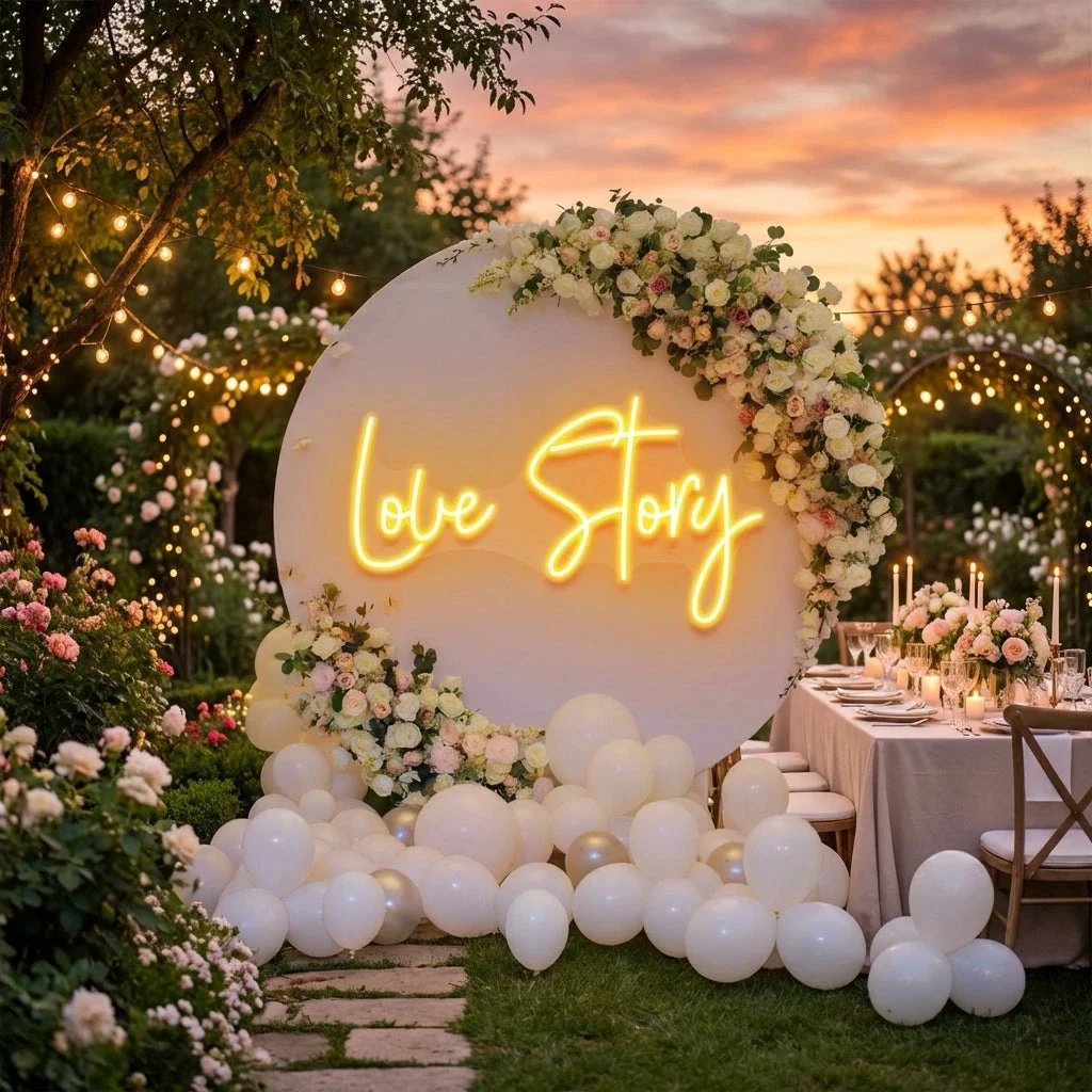 Love Story Led Neon Sign Light