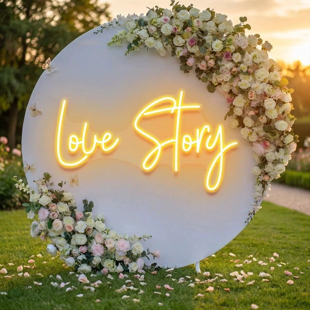 Love Story Led Neon Sign Light