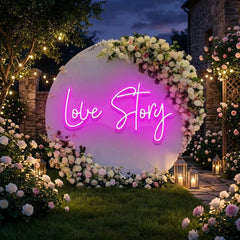 Love Story Led Neon Sign Light