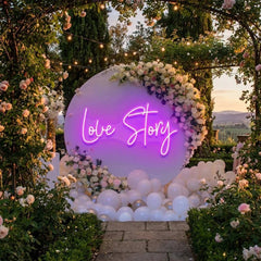 Love Story Led Neon Sign Light