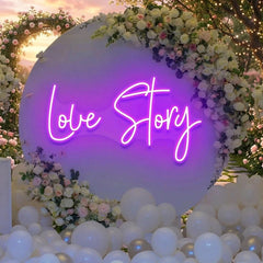 Love Story Led Neon Sign Light